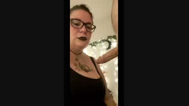 Sloppy deep throat