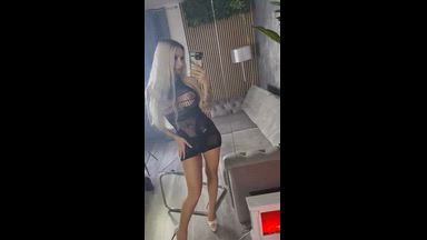 high heels on hot outfit