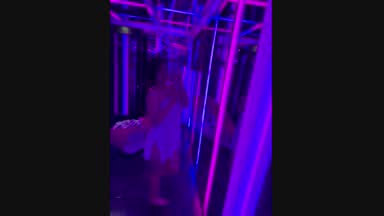 dance in bath towel