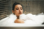 a relaxing shower