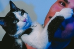 with my cat ( tokyo )