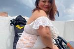 My body outdoors