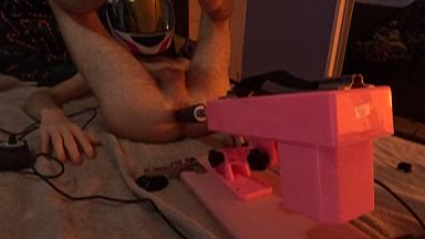 PuppyGirl's first time on the sex machine