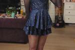 Concert dress + fishnets