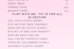 Tip Menu