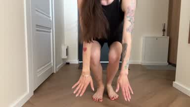 stretching