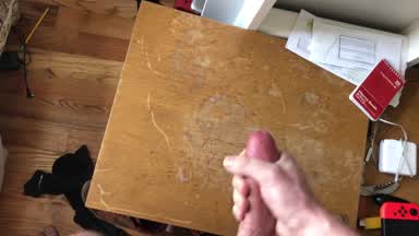 Audible Cum on Table