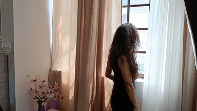 Looking out the window