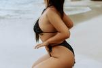 on the beach