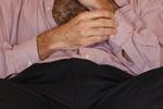 A wank on the couch