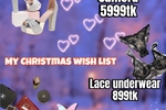 My Christmas wish list🎀🎄🍭