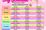 SCHEDULE - SluttySuzie17