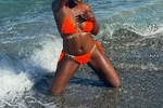 On the beach