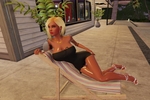 Nia in the beach
