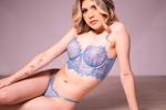 Sexy in blue lingerie 🌸