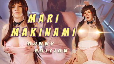 Sex with a man Cosplay Mari Makinami Bunny Suit