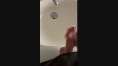 Cum shower again