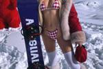 sexy Snow Maiden in lapland