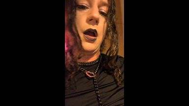 Your goth gf needs her dick sucked, wyd