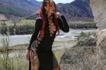 The lady in the mountains