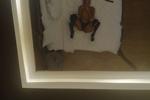 From Ceiling Mirror view