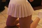 in skirt