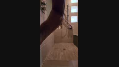 Shower Show Off & Cum