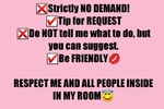 MY ROOM, MY RULES