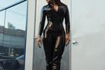 Every step in this catsuit is a statement.