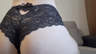 My body in black lace