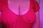 Red dress boobs🍒💖