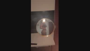 lingerie in mirror