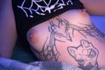 my pierced naked tits
