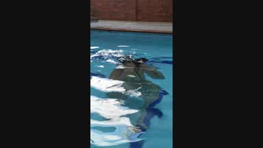 bounce tits in the pool