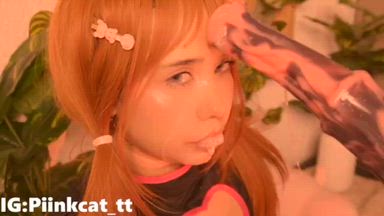 HORSE DILDO BLOWJOB