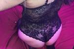 black lace in the mirror