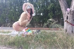 Rabbits in the garden