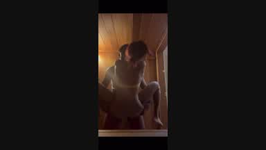 Blow Job and sex in the sauna🥵
