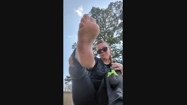 Sweaty Feet After A Walk