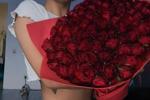 Flowers and me in white panties