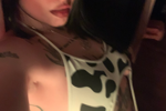 Blurry Cow
