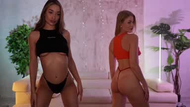 Alina Marilyn teaser with oil massage, twerk and l