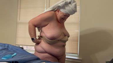 Honey, getting dressed