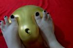 feet., balloons