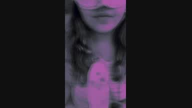 purple gltich dildo sucking