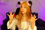 kitty in white