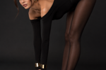 Sexy stroking my leg