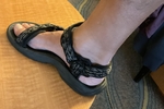 Foot with sandal
