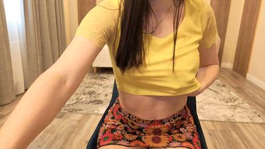 oil on my sexy boobs