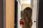 Wearing red underwear^^